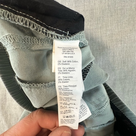 Black Diamond Notion Sage Green Active Pants - Picture 9 of 16